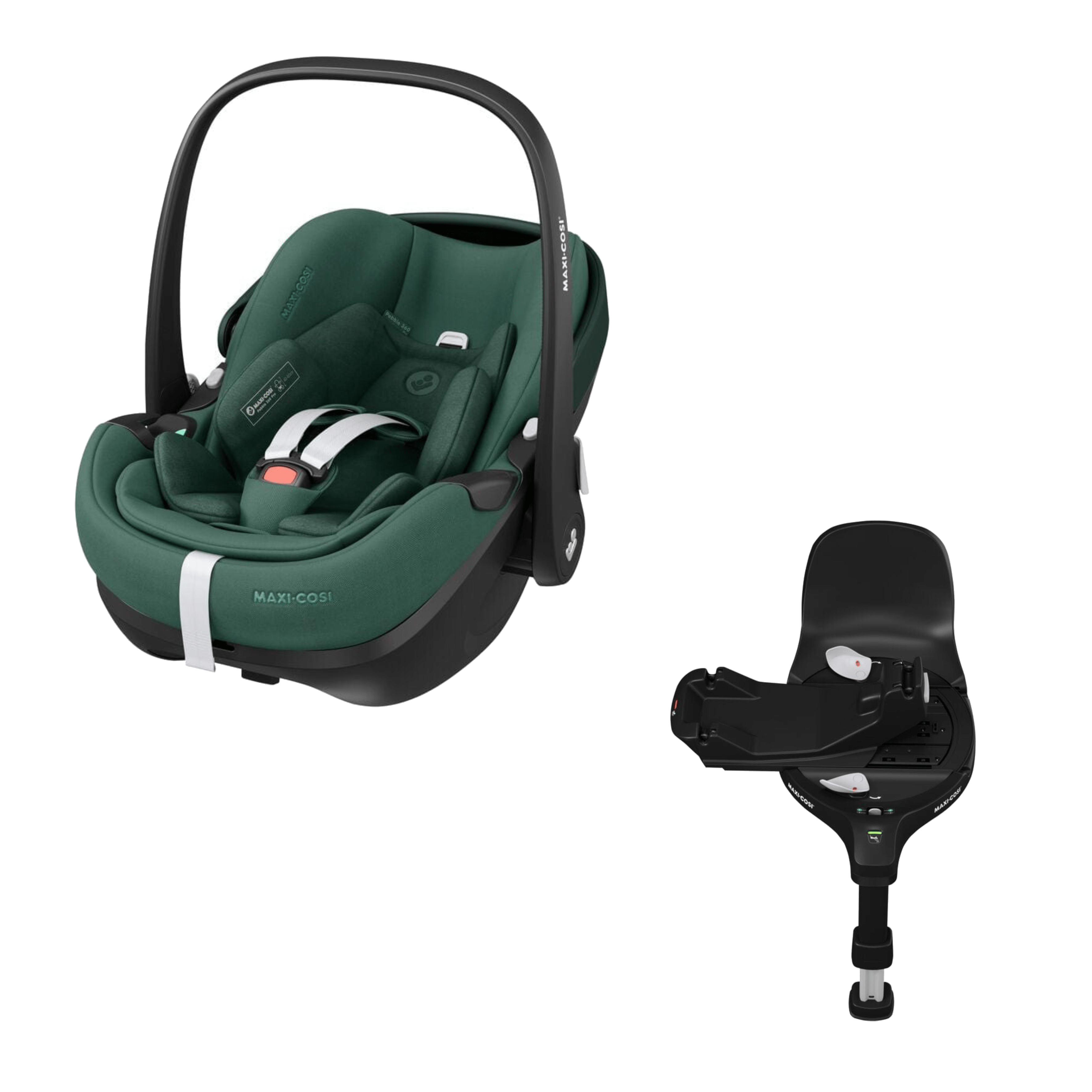 Maxi Cosi Pebble 360 PRO Car Seat and Base - Essential Green – UK